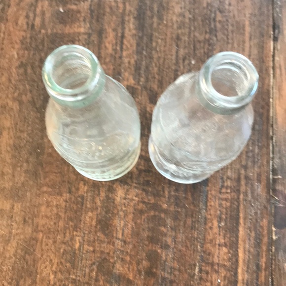Coke and Dr Pepper glass bottles clear - Picture 2 of 4
